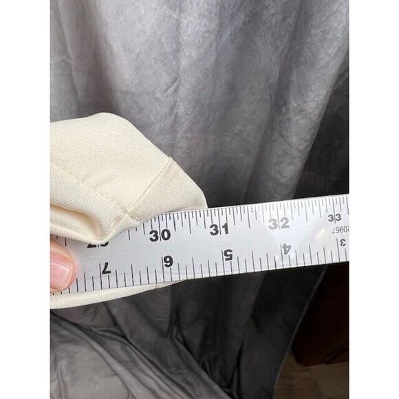 NWT Vero Moda High Waist Wide Leg Pant Sz 4 Birch Color - Picture 6 of 7